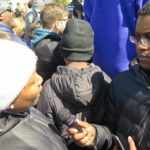 Damon Countee interviews protester 2